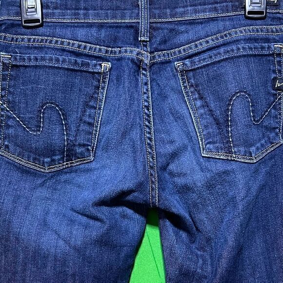 Citizens of Humanity Dita‎ Petite Bootcut Jeans Whiskering Fading Blue Size 27 - Picture 8 of 11